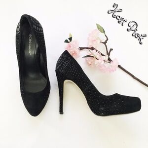 Host Pick BCBGeneration Black Platform Heel